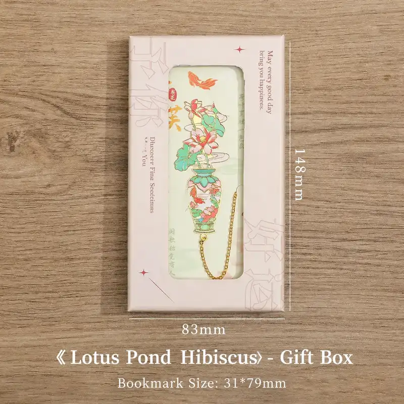 Elegant Floral Hollow Metal Bookmark