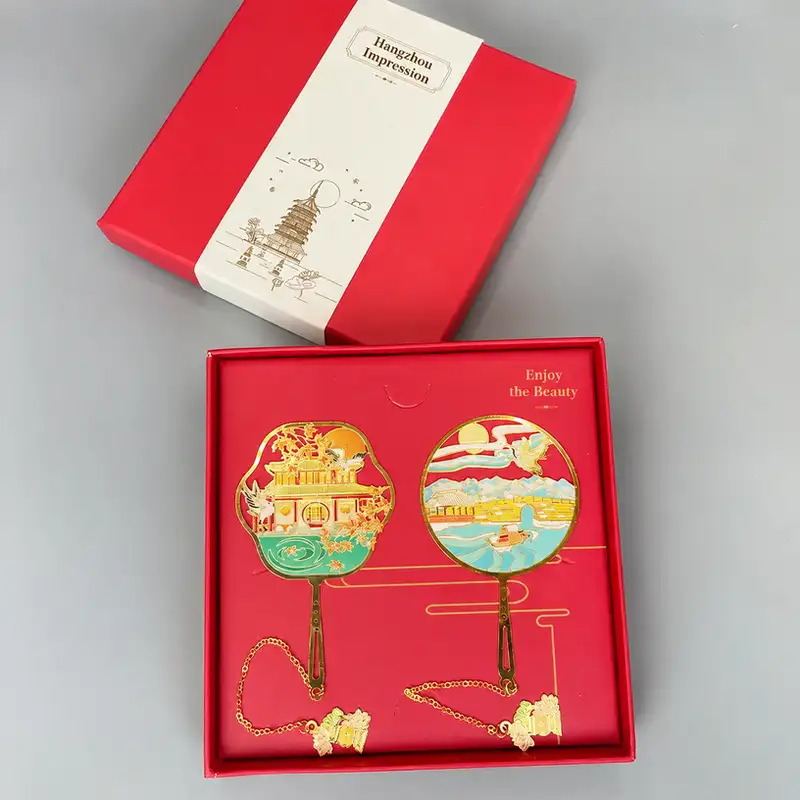 Custom West Lake Leifeng Pagoda Metal Bookmark