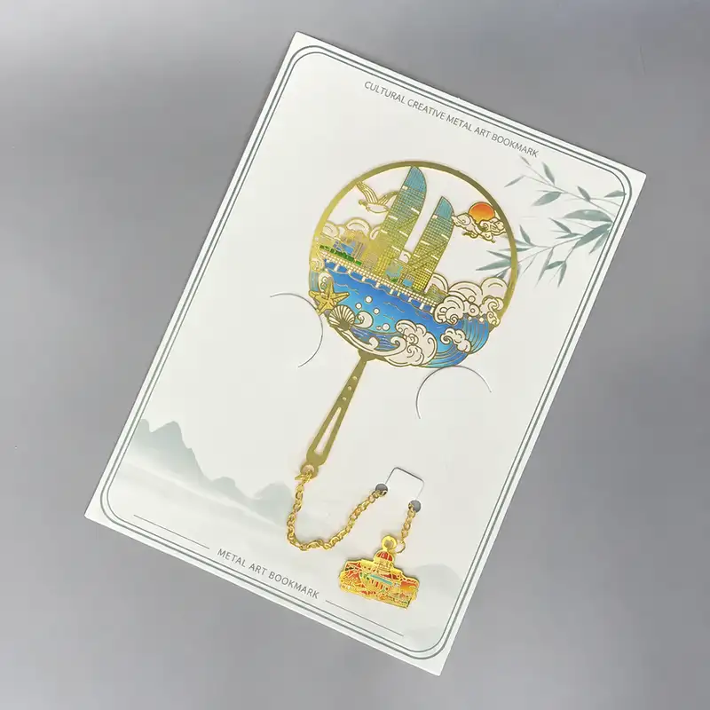 Xiamen University and Gulangyu Metal Souvenir Bookmarks