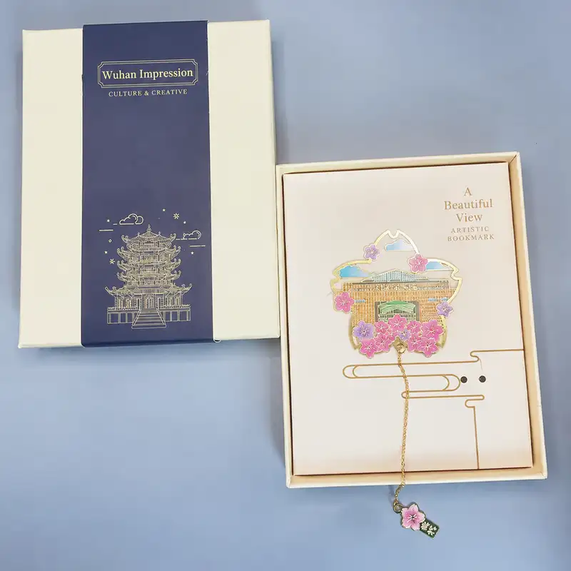 武漢黃鶴中式金屬書籤