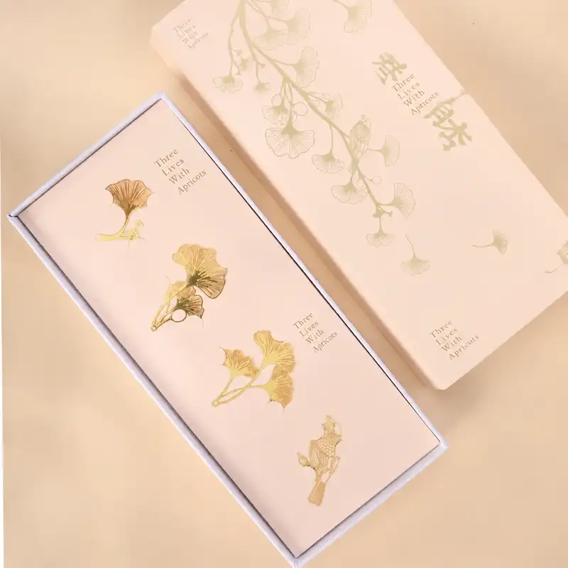Teacher's Day Antique Chinese Style Metal Bookmark Gift Box