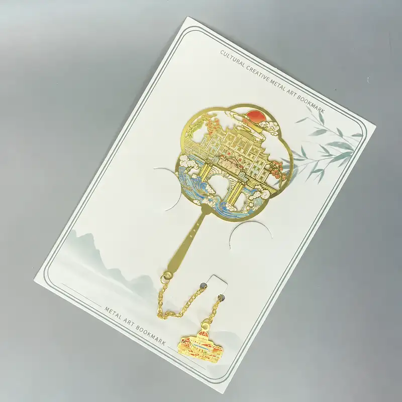 Xiamen University and Gulangyu Metal Souvenir Bookmarks
