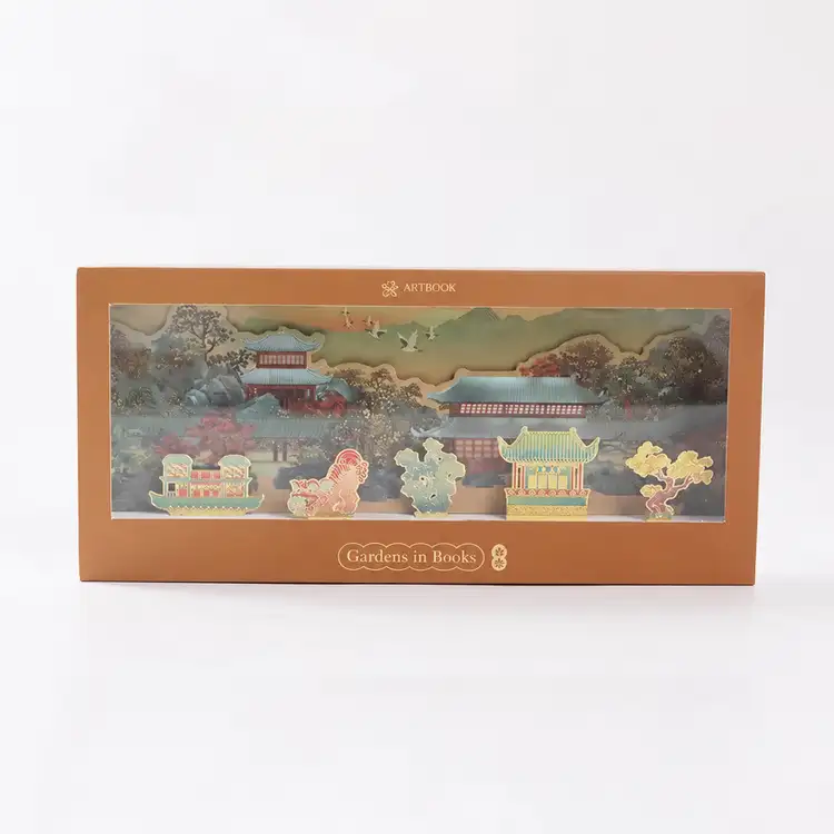 Suzhou Scenic Landmark Metal Bookmark Gift Box