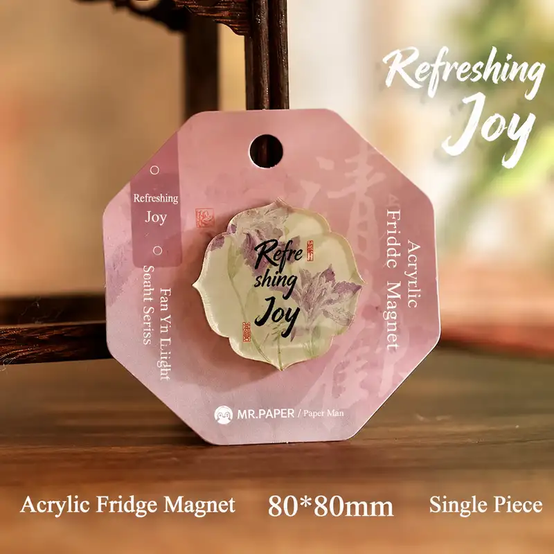 Acrylic LED Good Luck Fridge Magnets