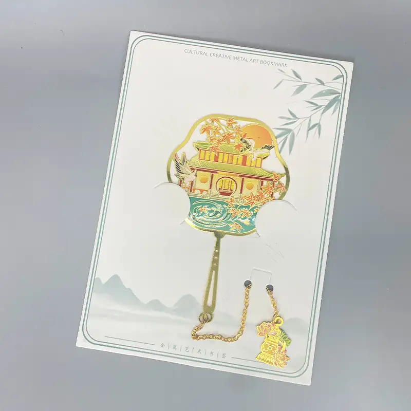 Custom West Lake Leifeng Pagoda Metal Bookmark