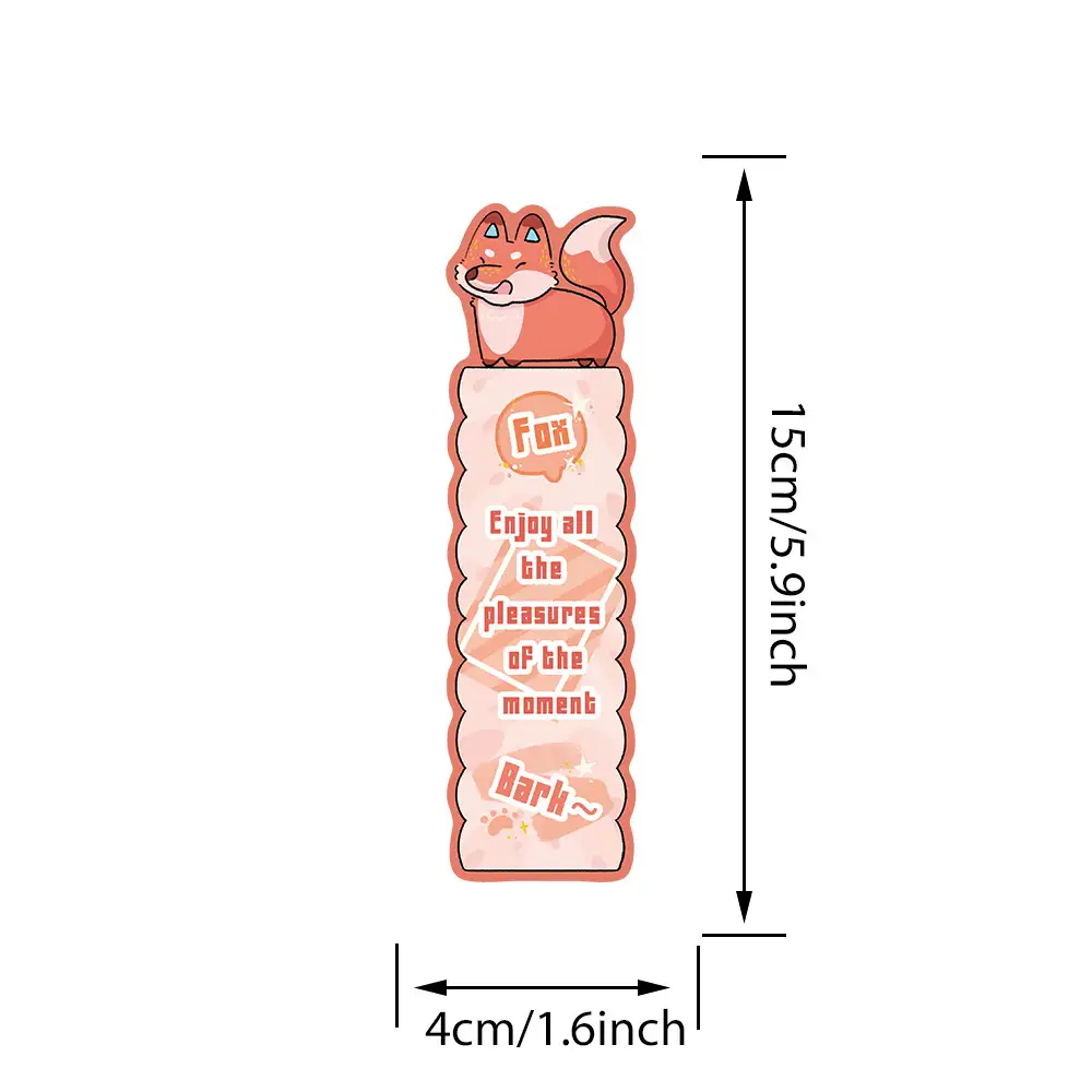 30 Cartoon Animal Theme Bookmarks
