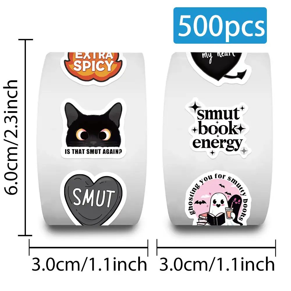 Adult-Themed Sticker Roll for Luggage and Notebooks