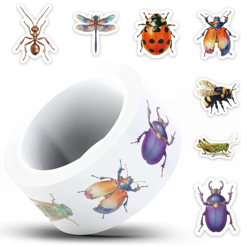 500 Realistic Spider Stickers for Luggage, Phones and Helmets