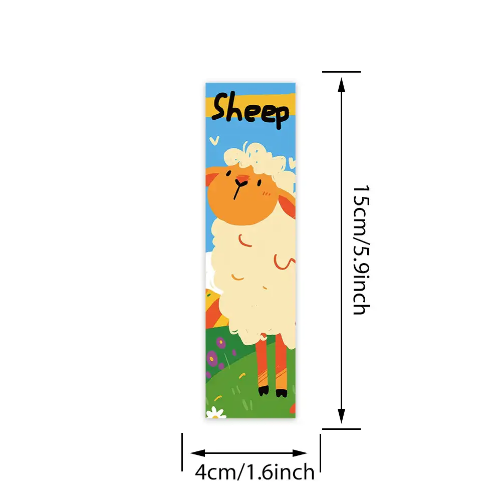30 Cartoon Animal Graffiti Bookmarks