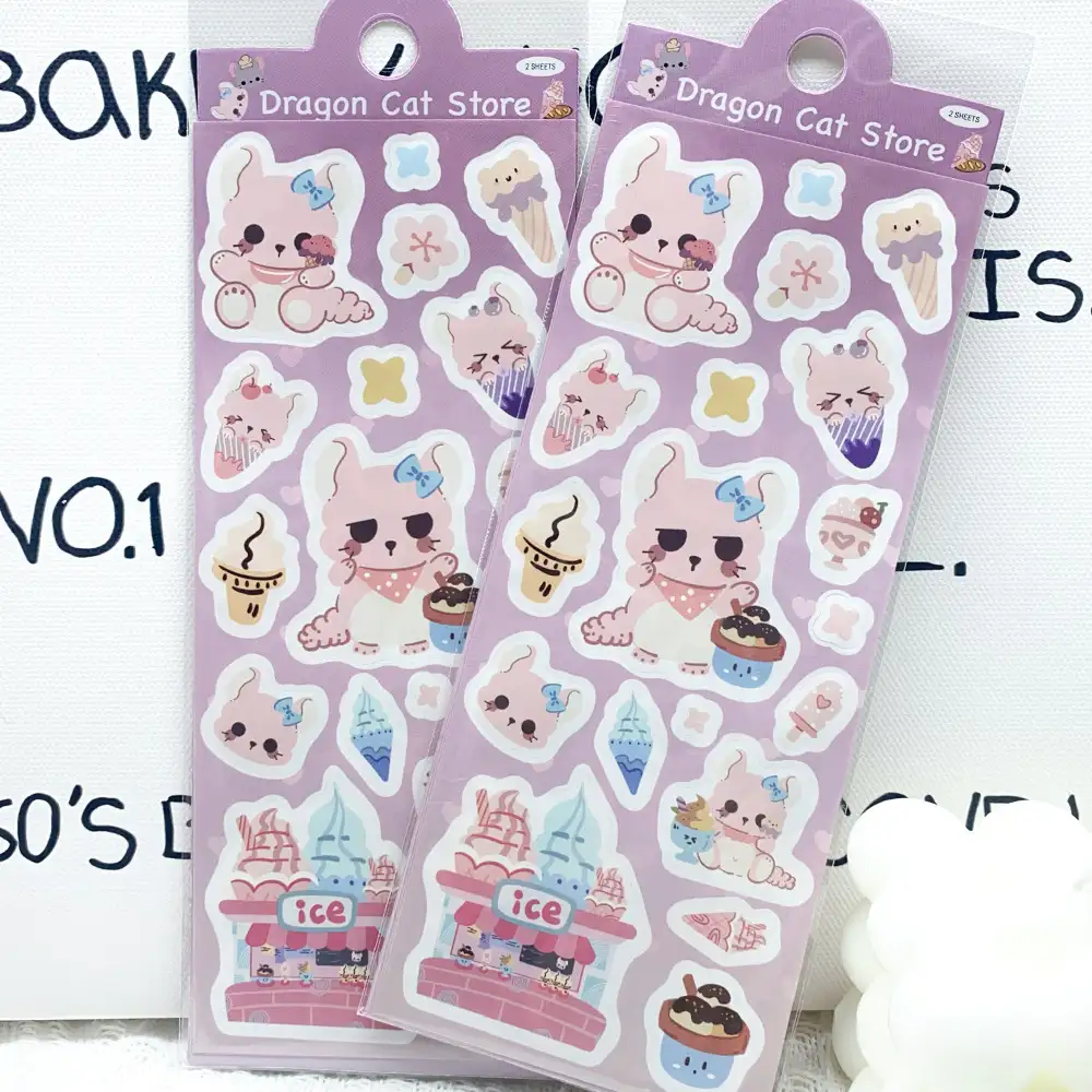 2-Sheet Totoro Sticker Pack for Laptops and Luggage