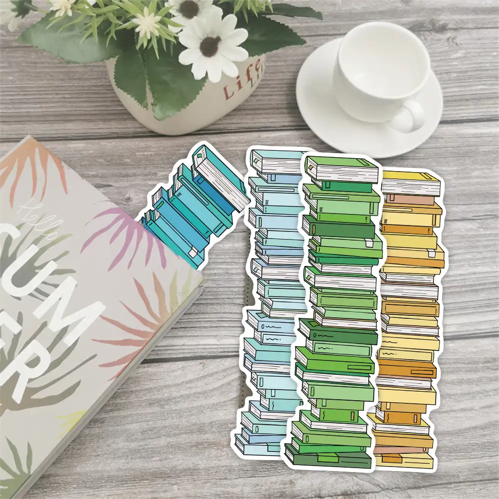 30-Pack Book Tracker Bookmark Cards