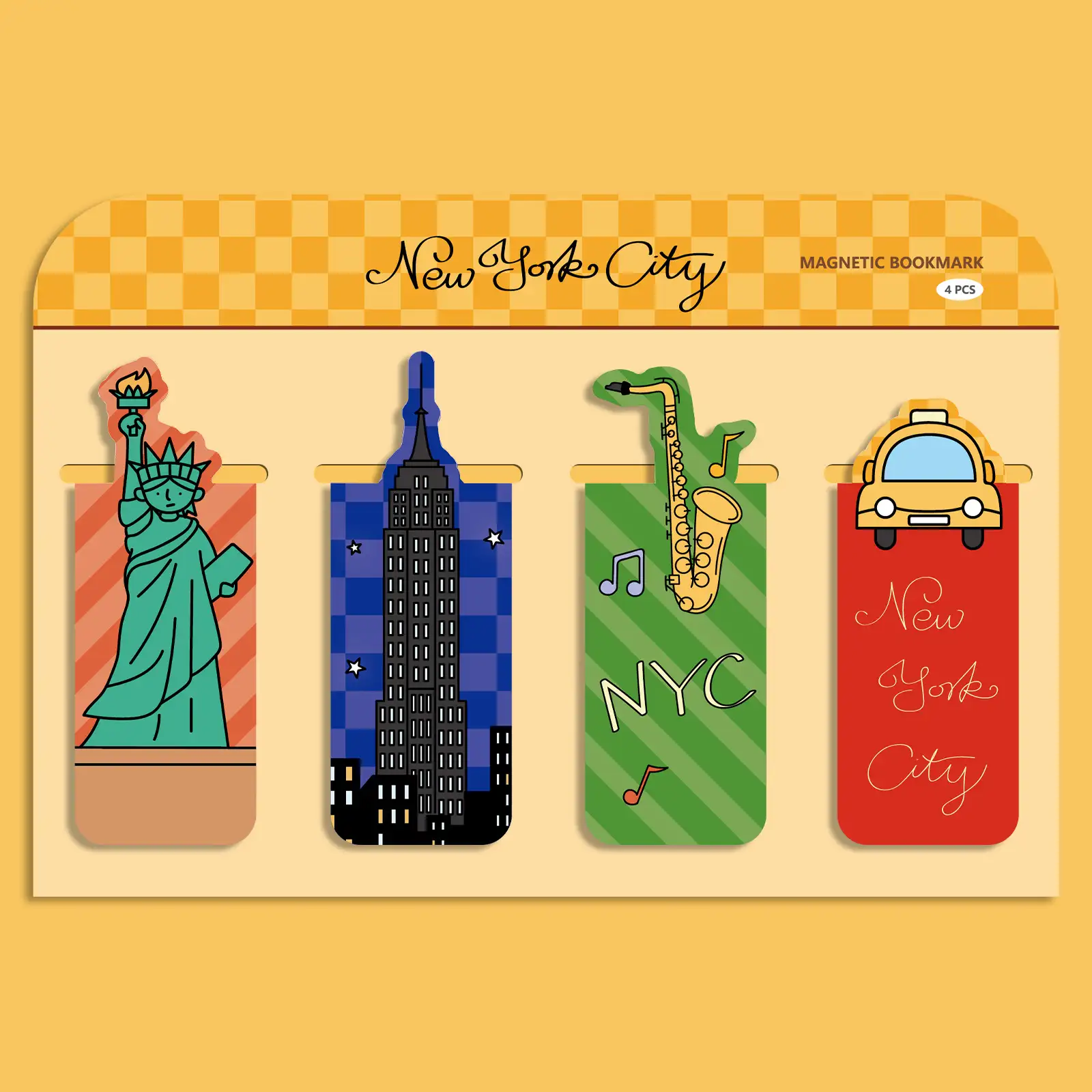 New York City Magnetic Bookmarks