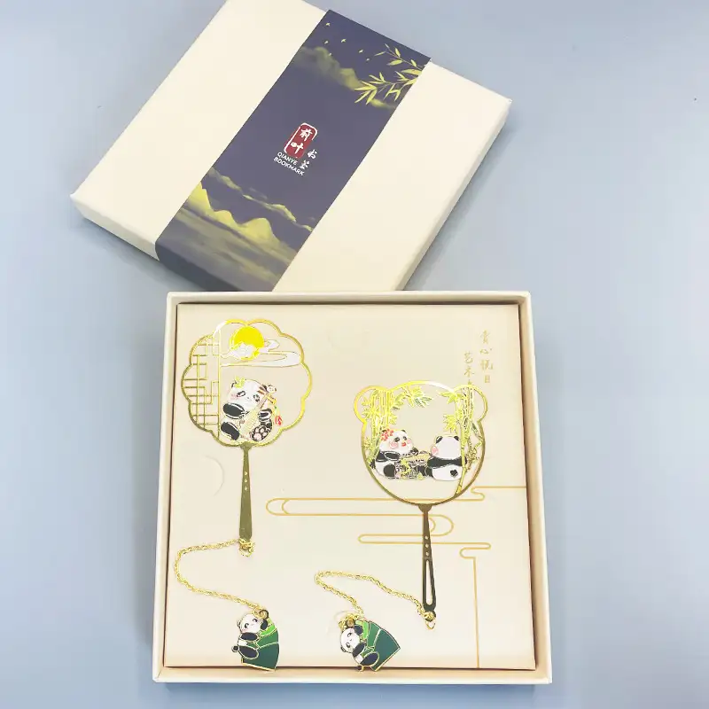 Chinese Panda Metal Bookmark
