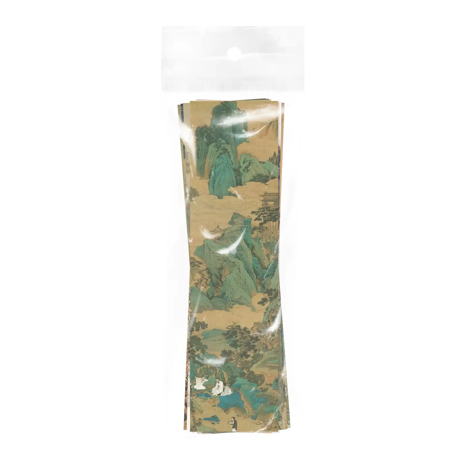 Chinese Landscape Painting Silk Bookmark