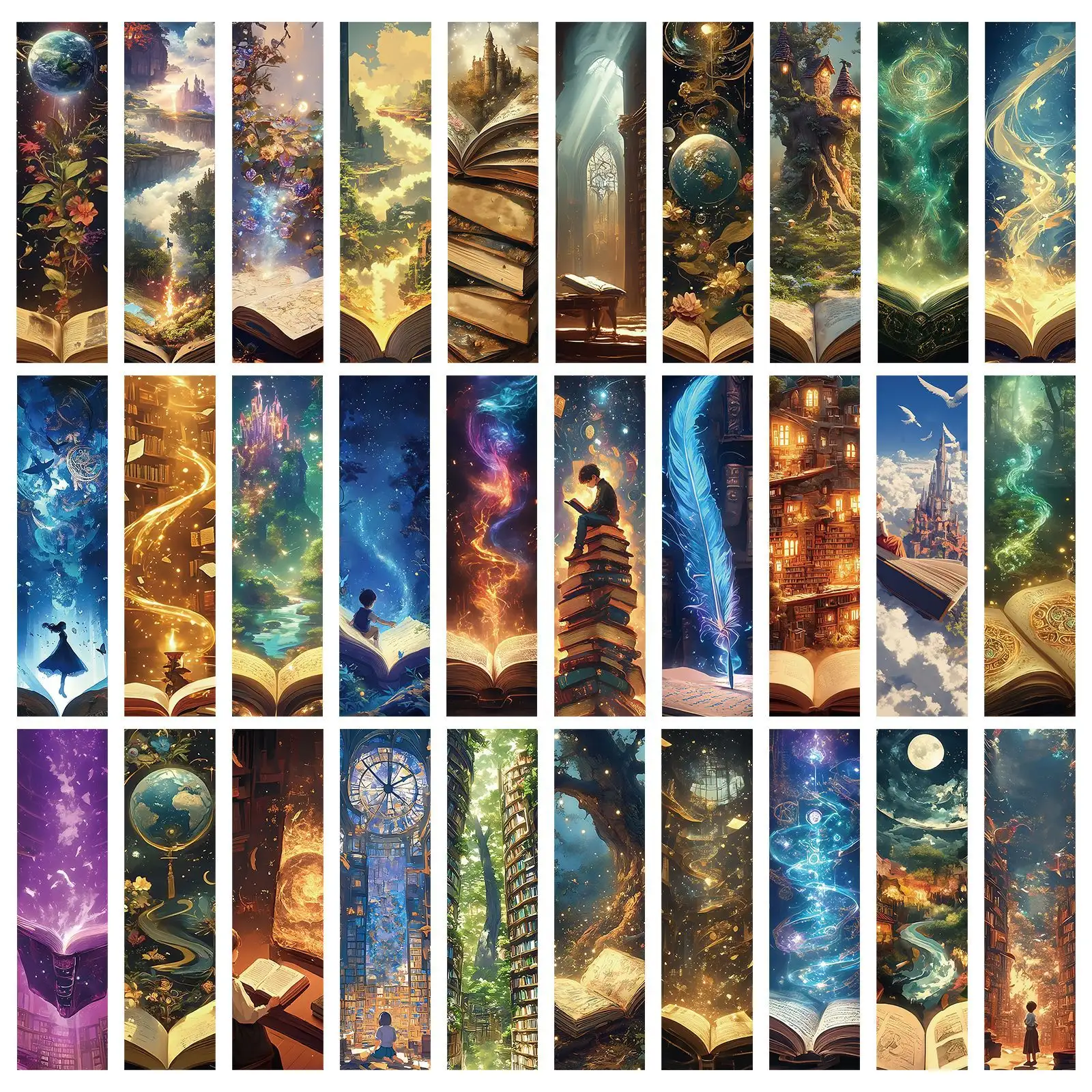 Qi Encounter Fantasy Reading Bookmarks