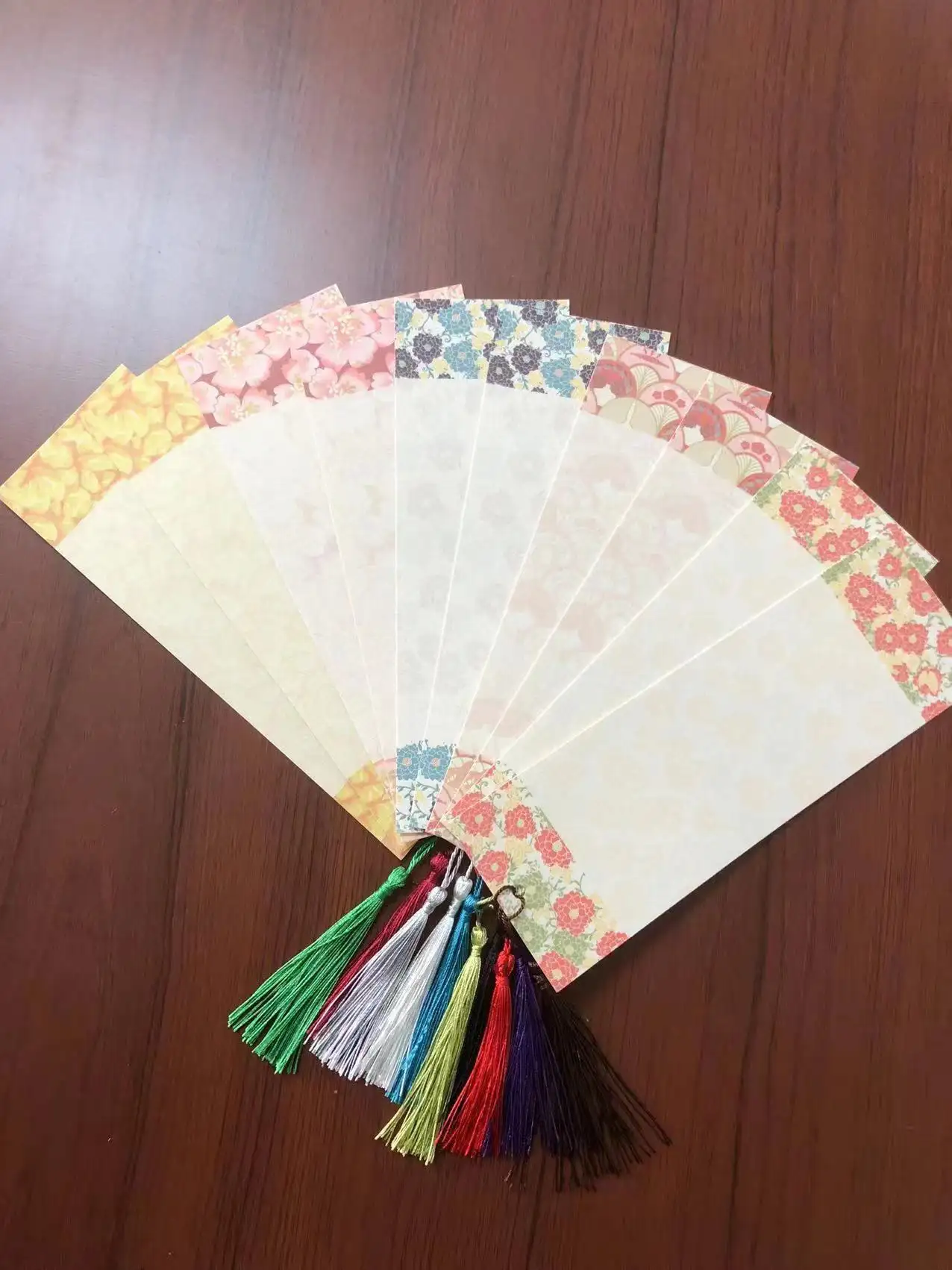 Blank Antique-Style Wax-Dyed Xuan Paper Bookmark