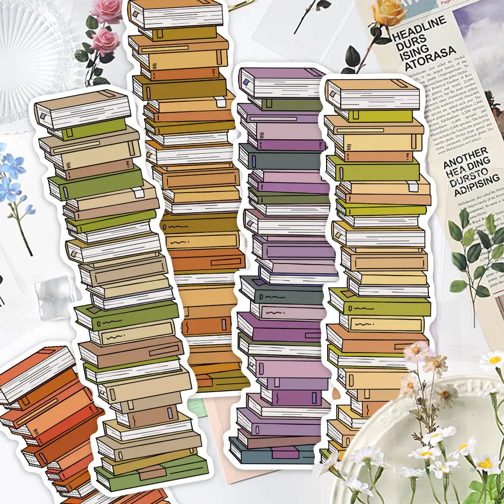 30-Pack Book Tracker Bookmark Cards