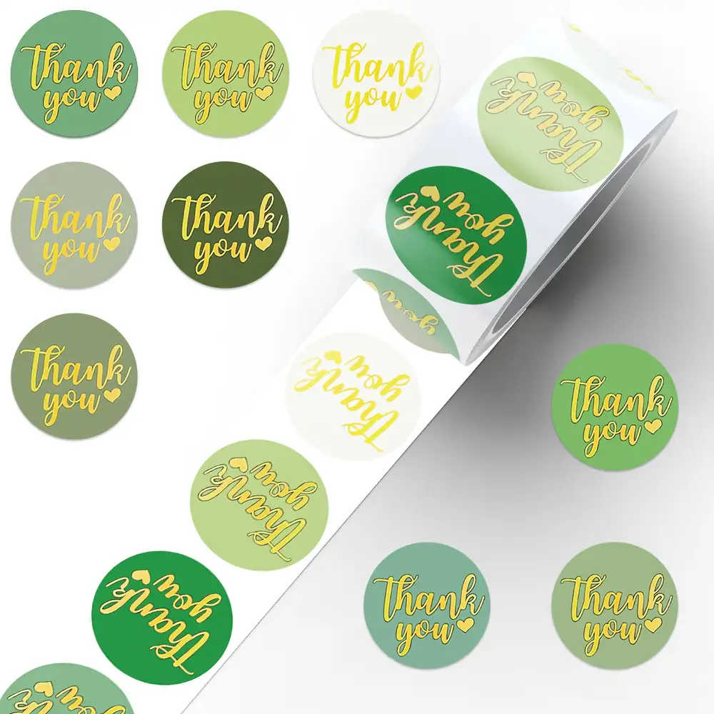 Thank You Sticker Roll, 500 Sheets