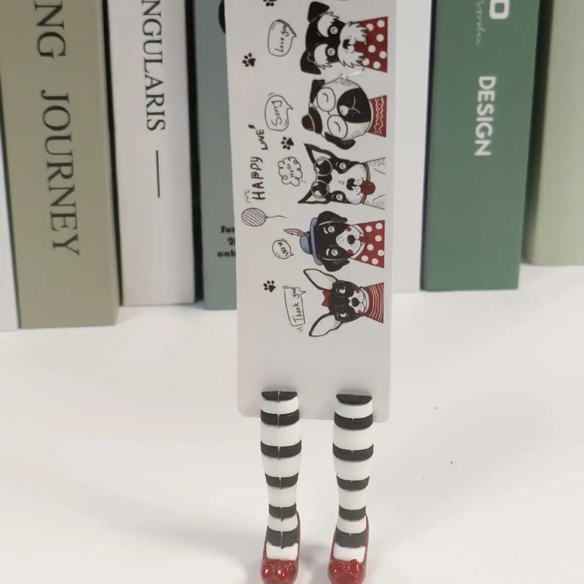 3D Soft Glue Bookmark for Students