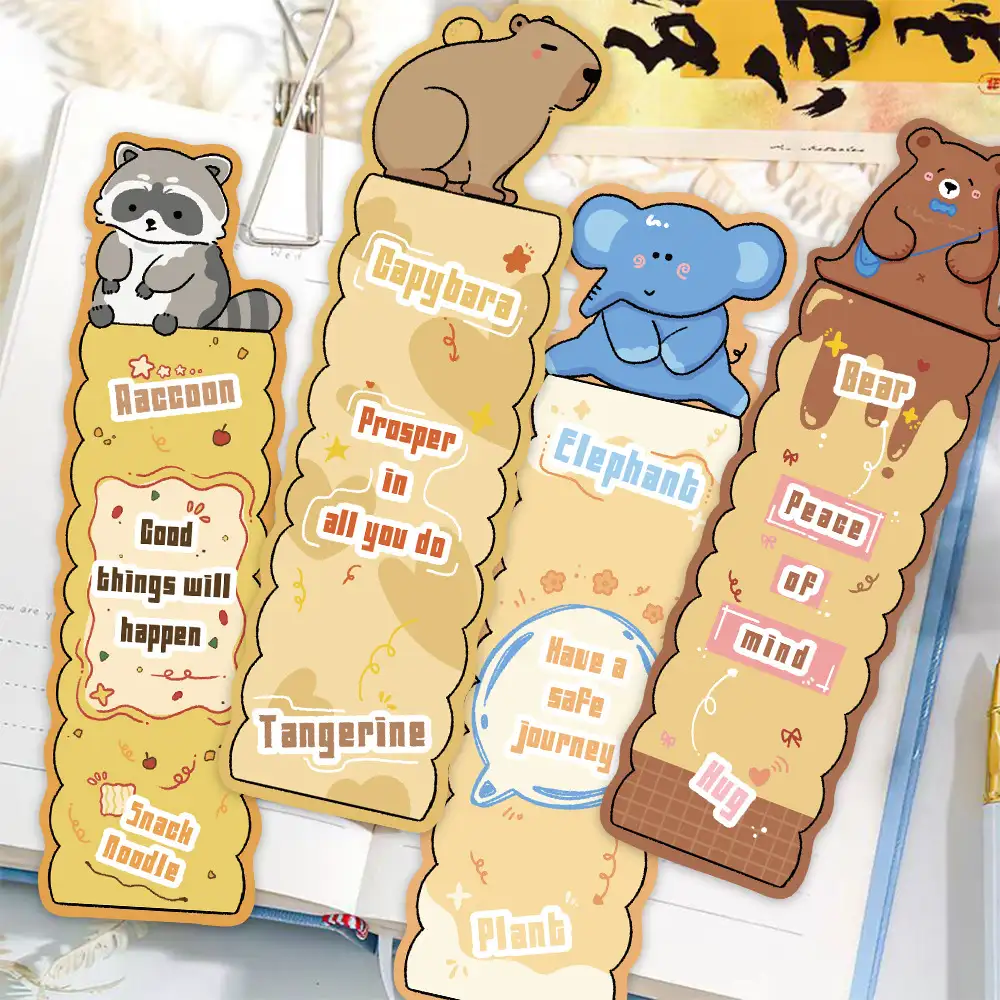 30 Cartoon Animal Theme Bookmarks