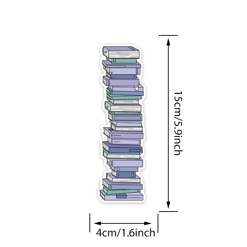 30-Pack Book Tracker Bookmark Cards