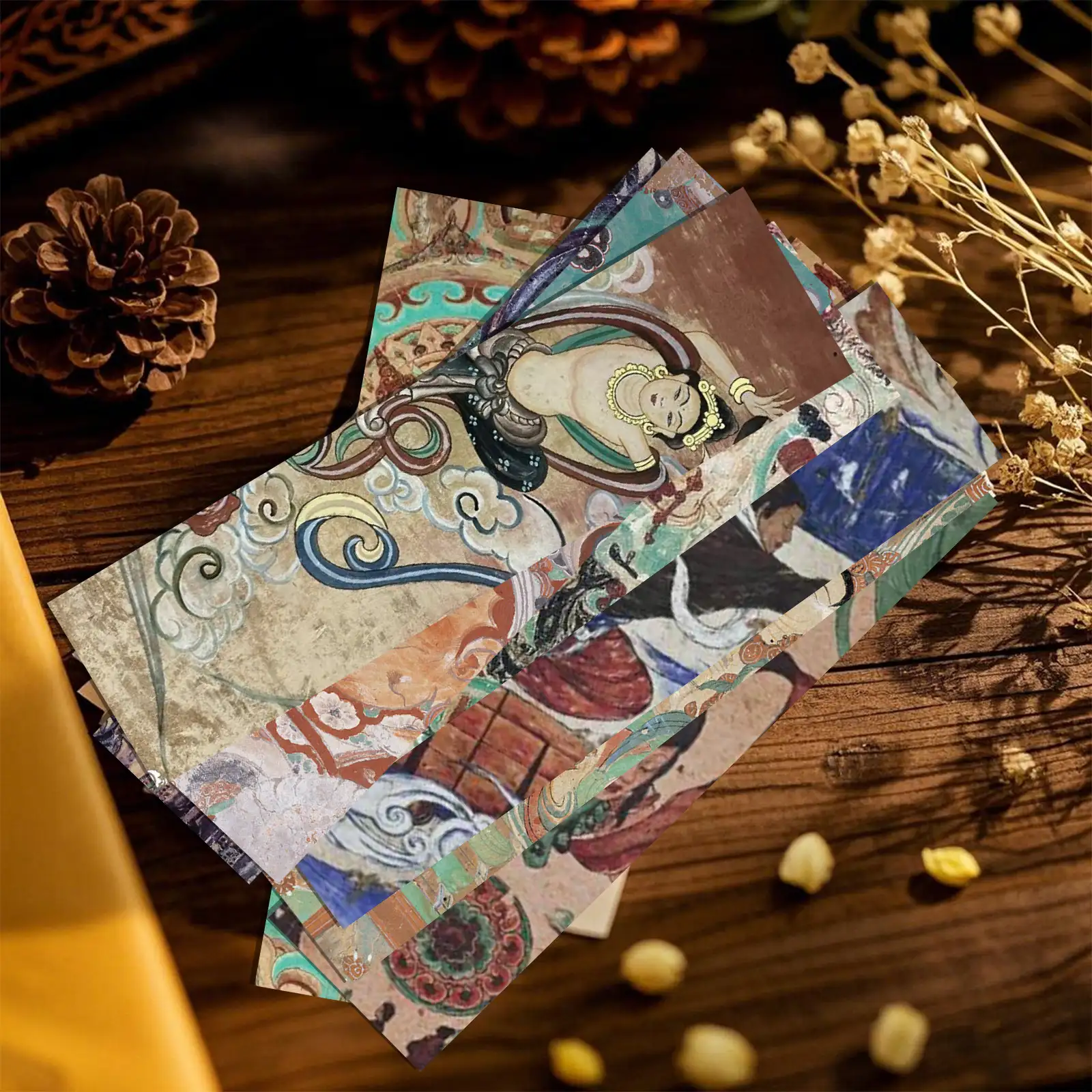 Qi Yu Dunhuang Mural Bookmarks, 30-Piece Set