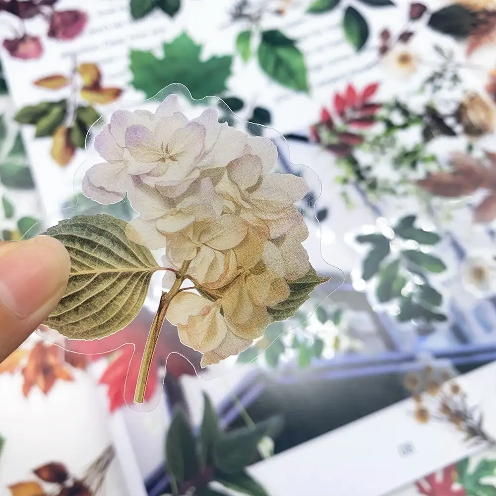 防水仿真叶子贴纸，适用于 DIY 手工艺
