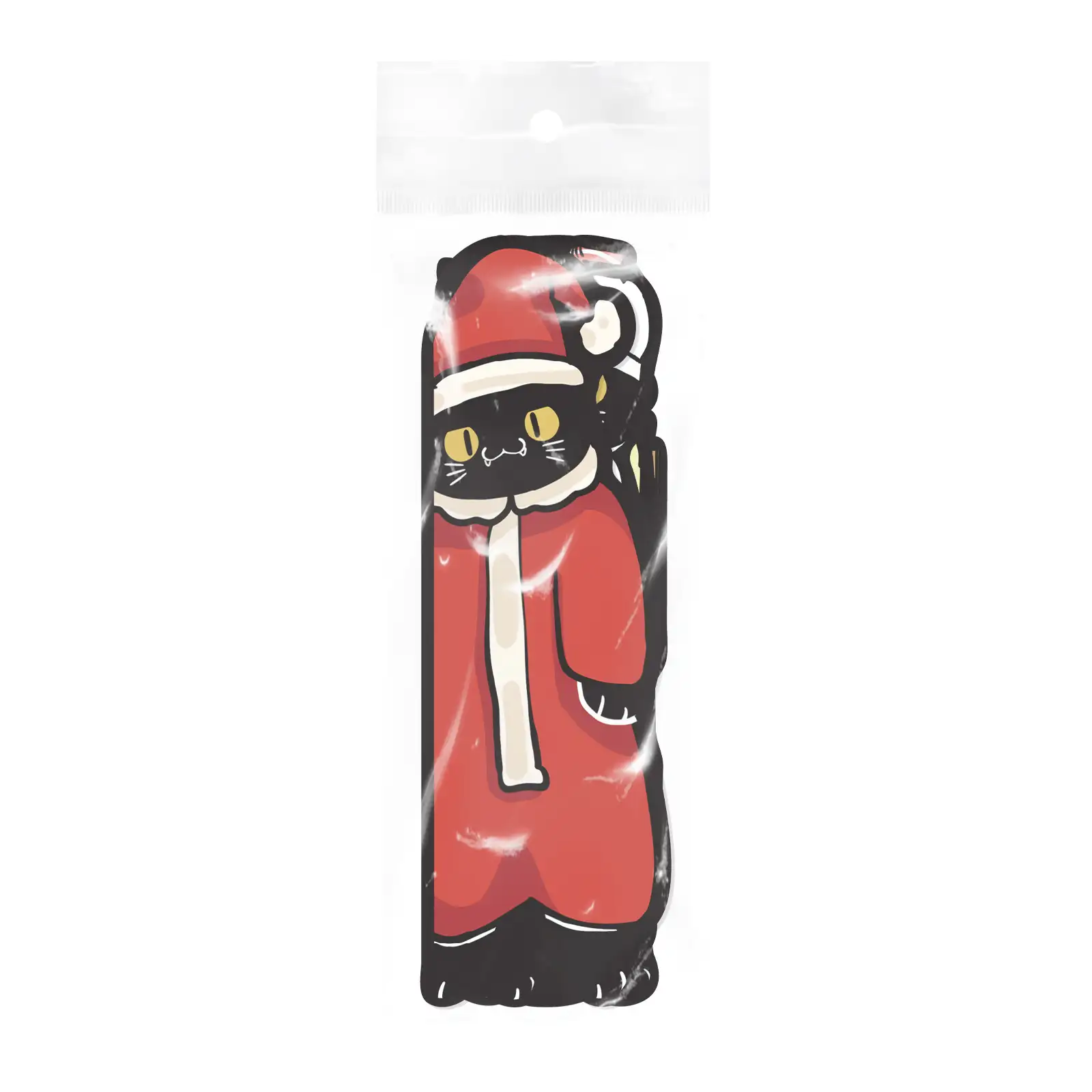 Cartoon Black Cat Paper Bookmark