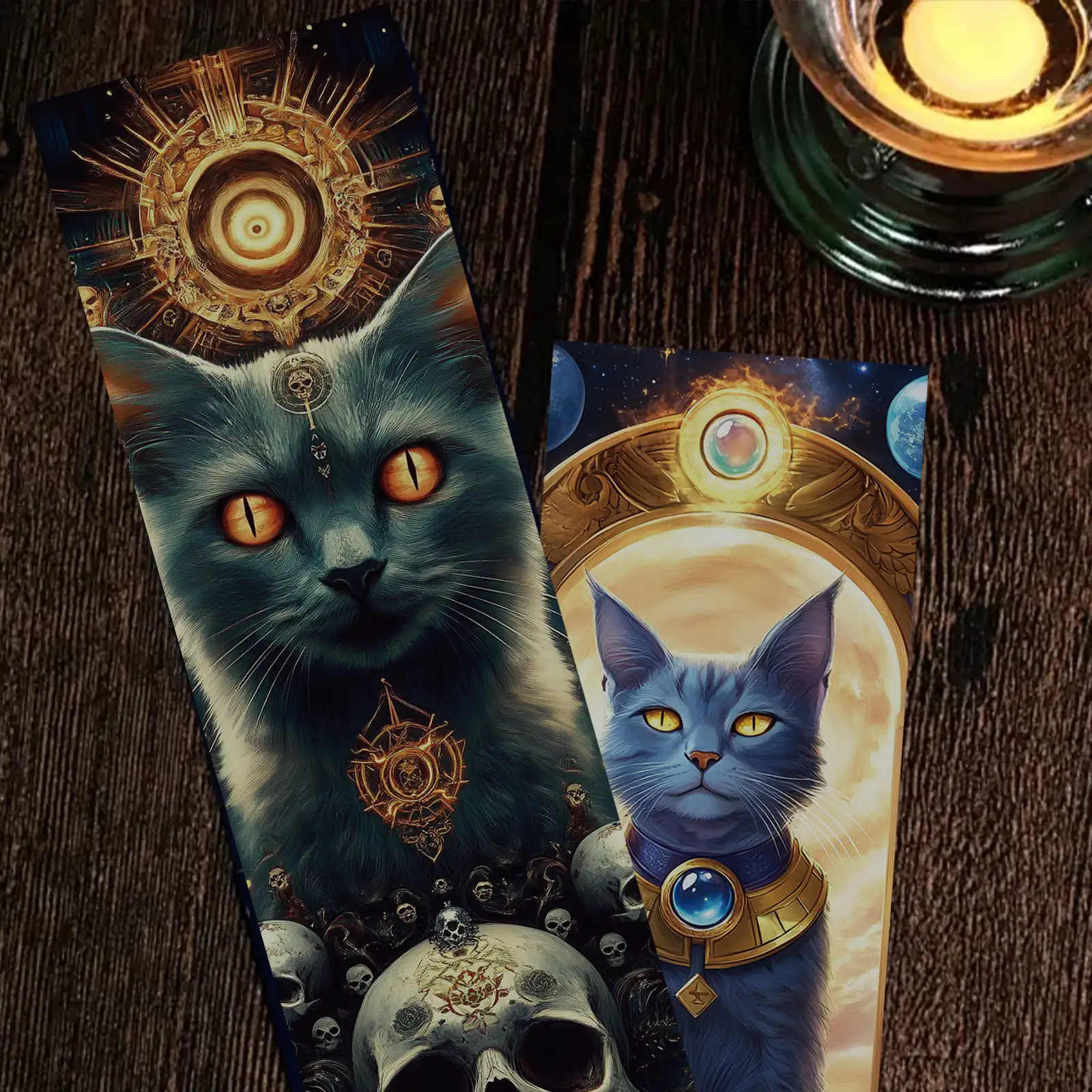 Cat Game Card Bookmark Set, 30 Pieces