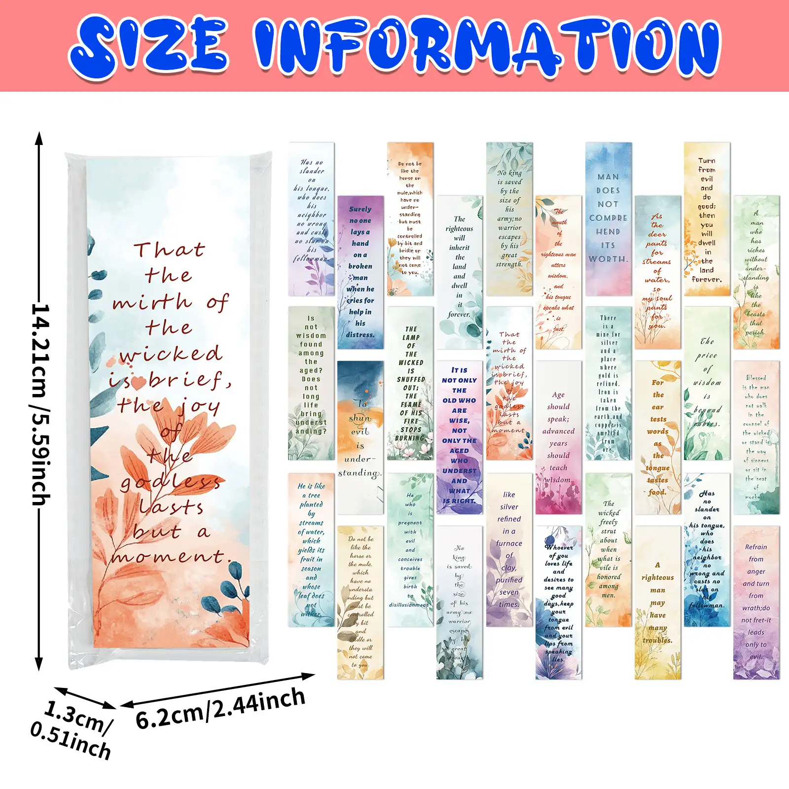 Graphic Paper Bookmarks for Students