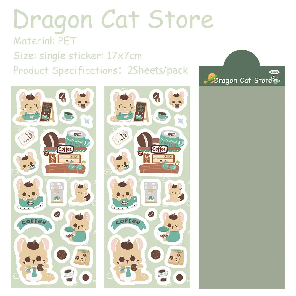 Totoro Decorative Sticker Sheets, 2-Pack