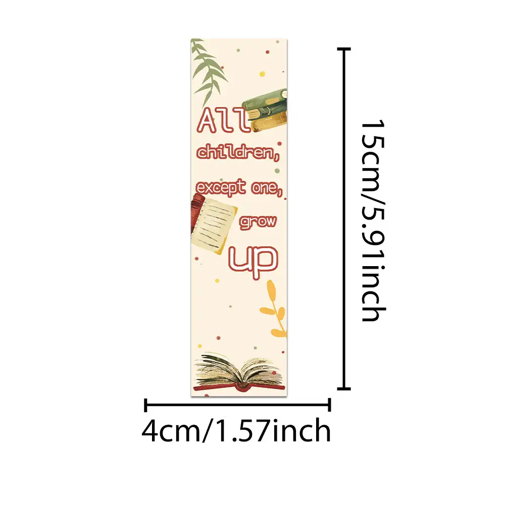 30 Cartoon Reading Bookmarks