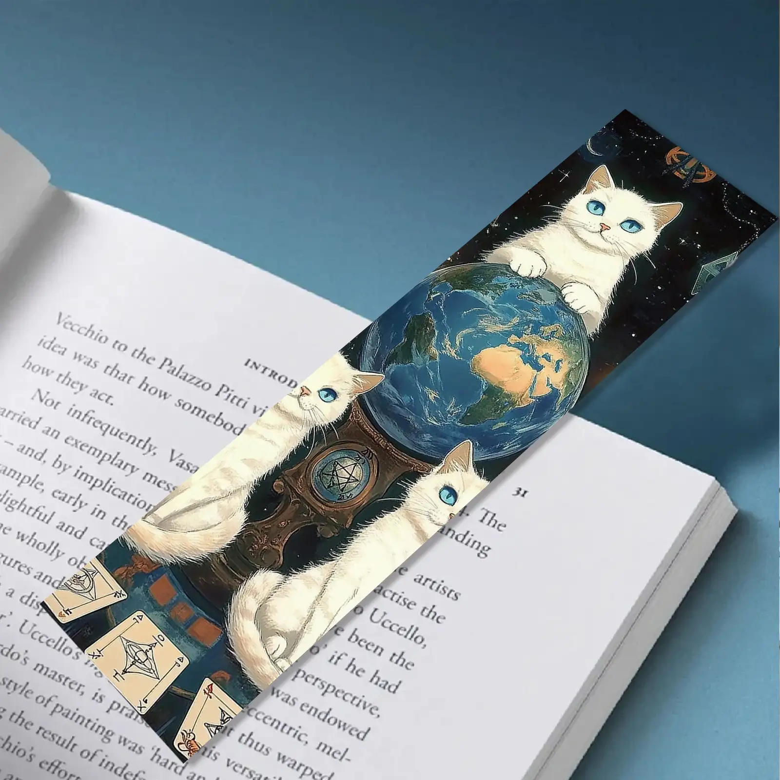 Cat Game Card Bookmark Set, 30 Pieces