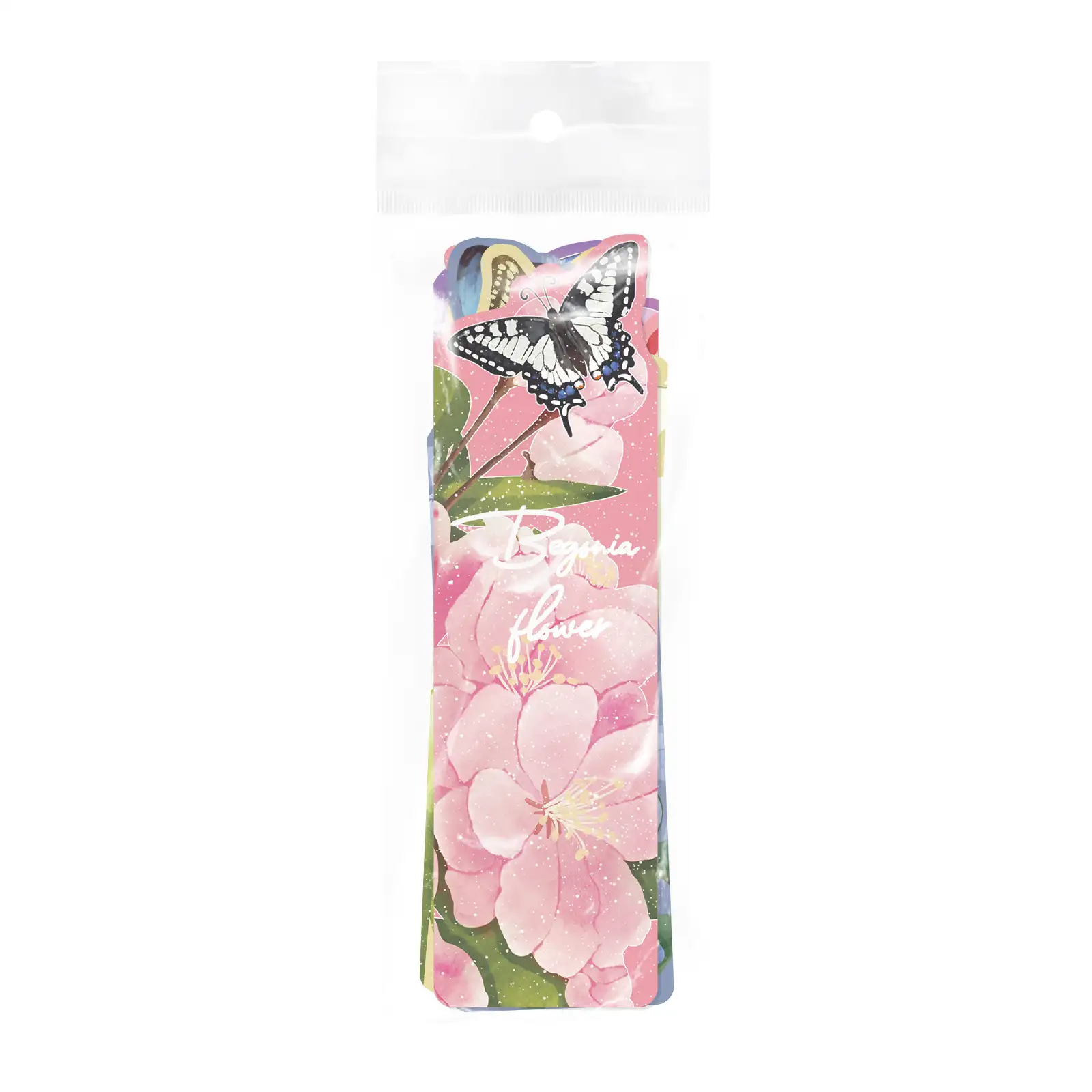 30 Butterfly Flower Bookmarks for Students
