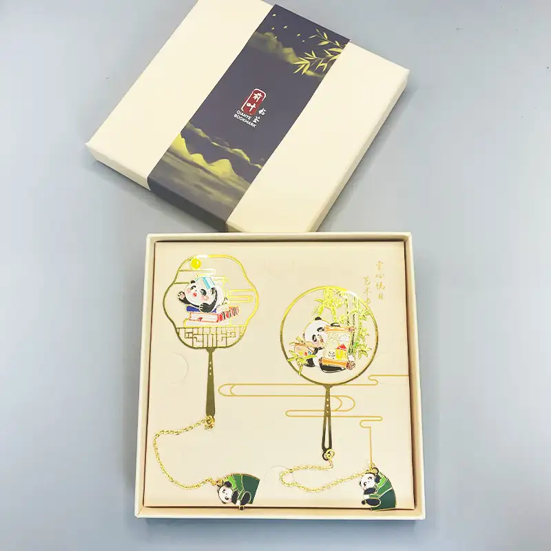 Chinese Panda Metal Bookmark