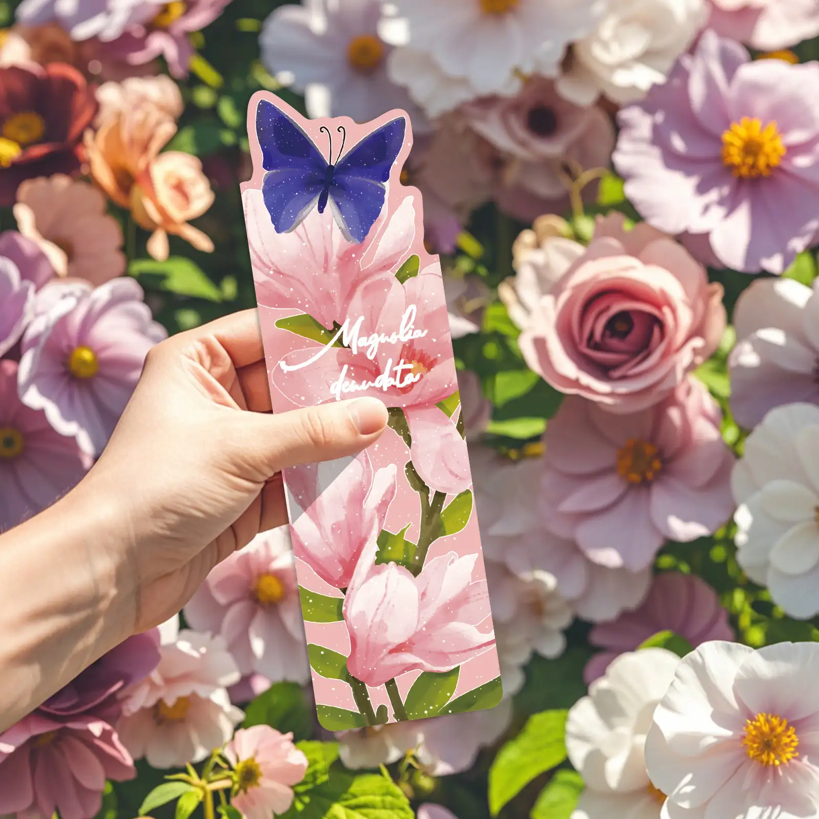 30 Butterfly Flower Bookmarks for Students