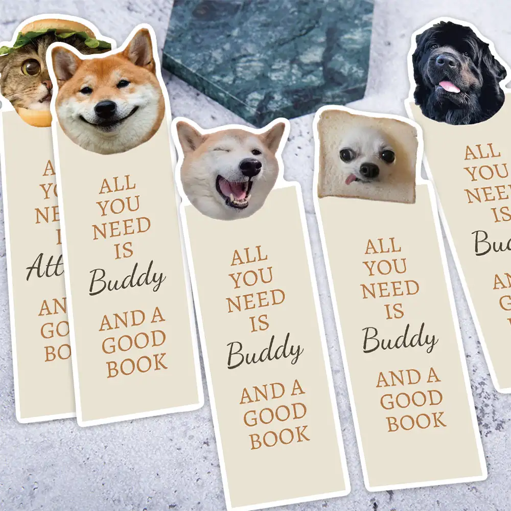 30-Pack Cat Lover Paper Bookmarks
