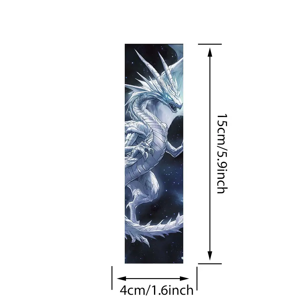 Fire Dragon Wings Fantasy Bookmarks, 30-Piece Set