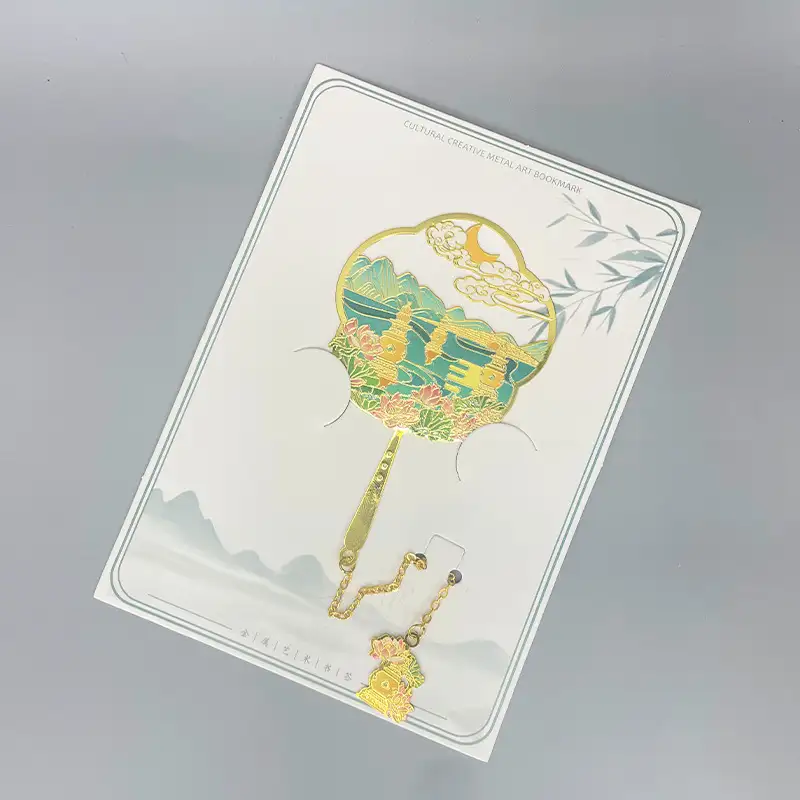 Custom West Lake Leifeng Pagoda Metal Bookmark