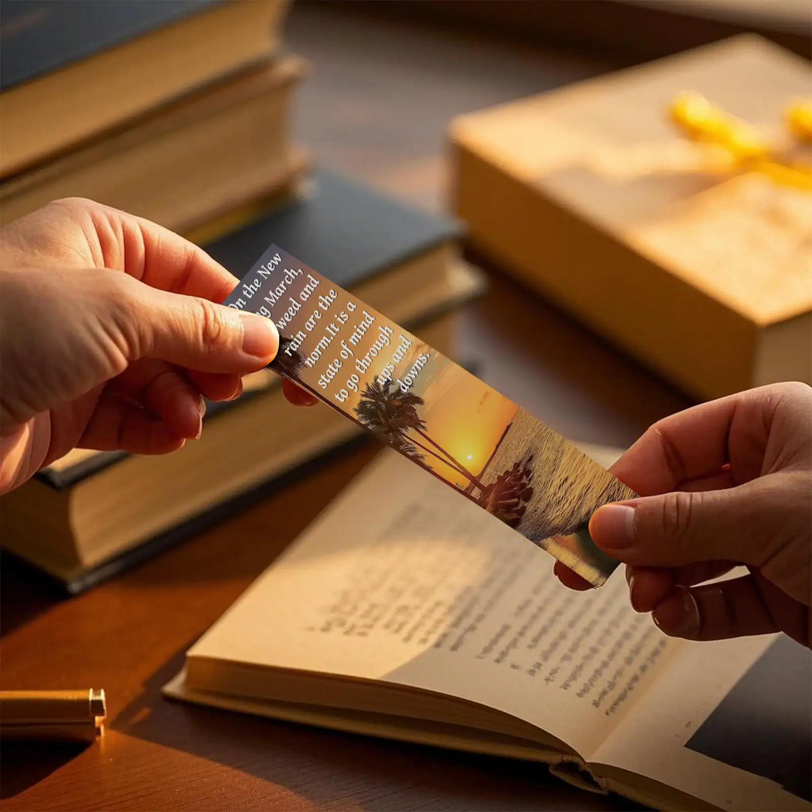 30 Scenic English Bookmarks for Students