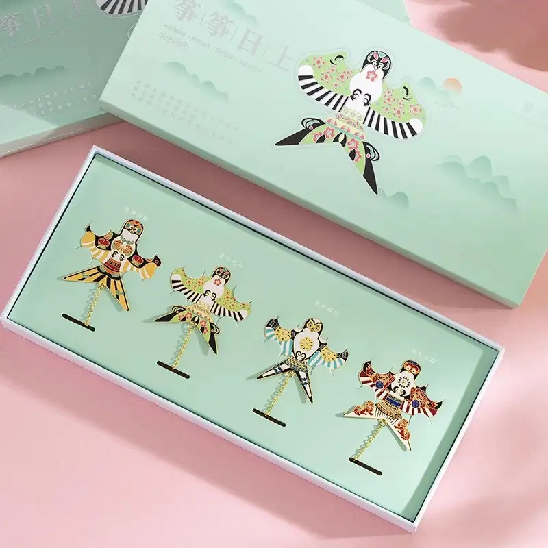 中式金屬書籤禮盒